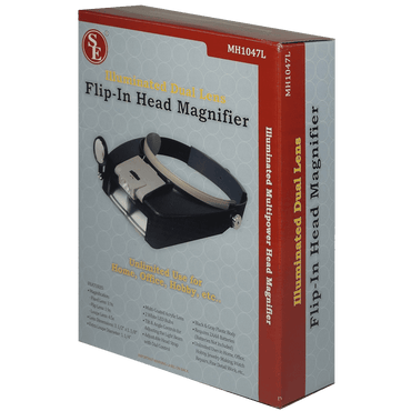 SE MH1047L Illuminated Multipower LED Binohead Magnifier